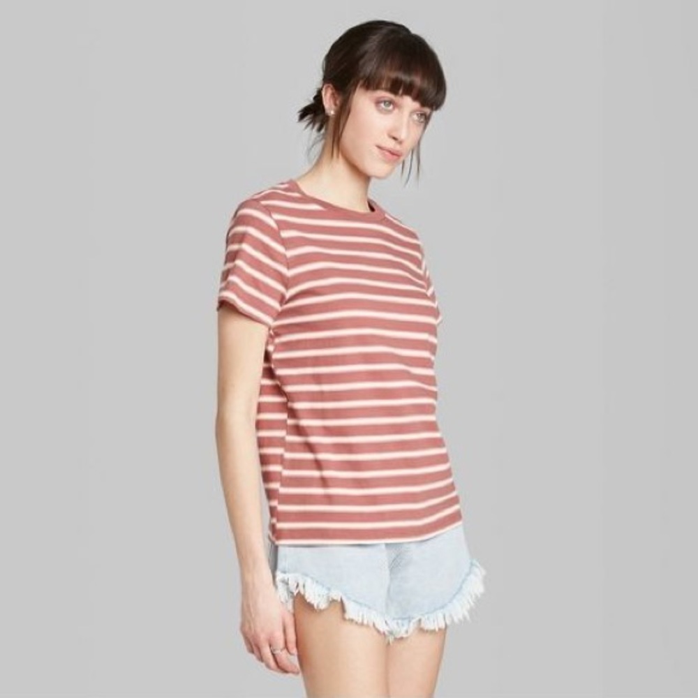 💖Brown Striped Tee